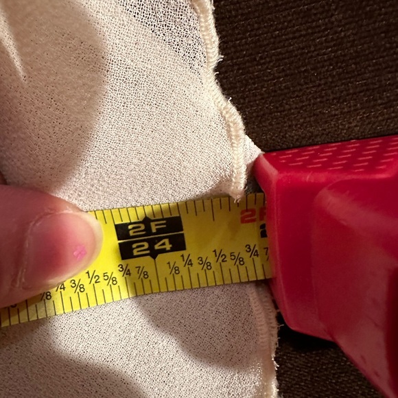 Ann Hobbs For Cattiva Cream Sheer Shoulder Pads Dimond Sequence & Pearls Sz M/L - Picture 16 of 16